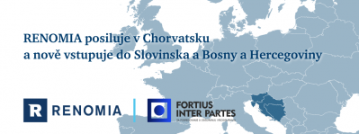 RENOMIA posiluje v Chorvatsku a nově vstupuje do Slovinska a Bosny a Hercegoviny